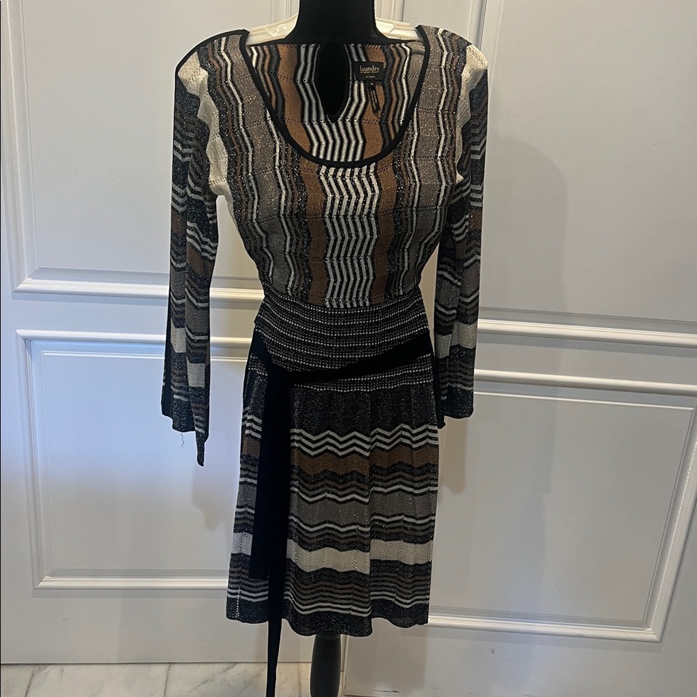 Laundry By Shelli Segal Multicolor Knit Dress